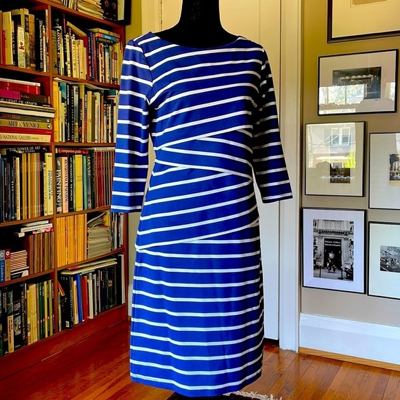 J. McLaughlin Nicola Striped Catalina Dress Small - Picture 4 of 9